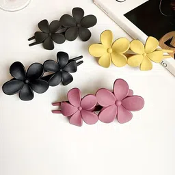 CHRONEX Set of 4 Alligator Hair Clip -Assorted-28