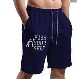 Hotfits Men Pack Of 2 Typography Printed Mid-Rise Regular Shorts-image-40