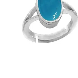 GenZcomplex Brass Turquoise Finger Ring-image-19