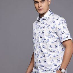 Allen Solly Pure Cotton Classic Fit Floral Printed Casual Shirt-image-35