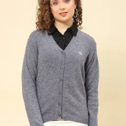Monte Carlo Grey Textured Cardigan-picture-17
