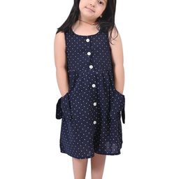 Miss & Chief Polka Dot Print A-Line Dress-image-10