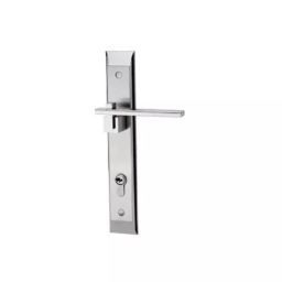 Bonus Premier 65 mm Brass Brushed Steel Finish Emerald Mortice Lock Set-image-66