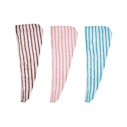 HOUSSE Blue & Peach-Coloured 3 Piece Printed Other 300 GSM Towel Set-image-32