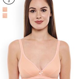 Bodycare Pack of 3 Peach Bras E1512C-image-83