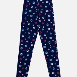 Bodycare Girls Printed Cotton Slim-Fit Ankle-Length Leggings-image-79