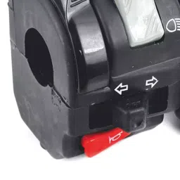 Uno Minda Handle Bar Switch - Left Side - With 2 Couplers & 2 Clip Terminals - Self Start for Hero Karizma (2003-12) (SW-0659D) image 3