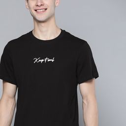 Mast  Harbour Men Black Pure Cotton Printed Detail Pure Cotton T-shirt-image-99