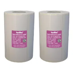 Tudko 50x40 mm 80 GSM 2 UP Self Adhesive Paper Label White (Pack of 2 Pcs)-image-94