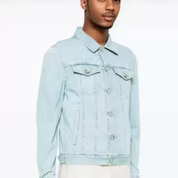 LINARIA Men Denim Jacket with Embroidered-6