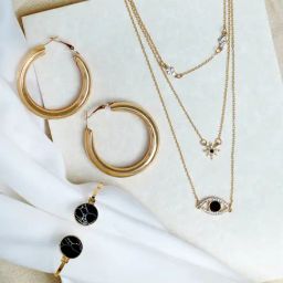 Joker & Witch Black Evil Eye Jewellery Set-16