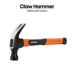 Groz 330 mm Claw Hammer with Fibreglass Handle, CLFG/16/13 image 2
