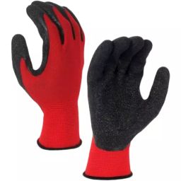 Kalibar Red & Black Nylon Work Gloves for Men & Women (Pack of 5 Pair)-picture-18