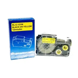HQMS Compatible RL-C-12YW for Casio Label Printer Tape (Black and Yellow, Pack of 1)-28