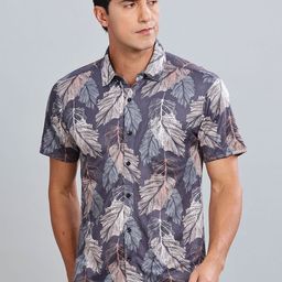 BULLMER Men Standard Opaque Printed Casual Shirt-image-26