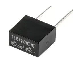 RS PRO Thermoplastic Non Resettable Fuse 3.15A, 250 V AC, Load Orientation Radial, Model No 7675052-image-28