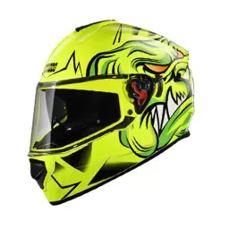Studds N5 Yellow Large (580 mm) Full Face Helmet, Drifter D1 Decor-image-93