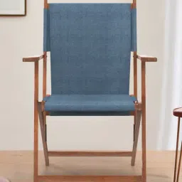 Chumbak Bistro Sailor Solid Grey Wood Folding Chair-image-47