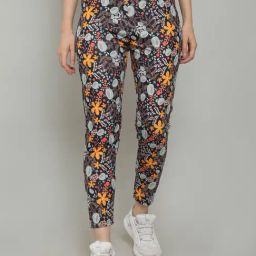 N-Gal Black Printed Tights-image-94