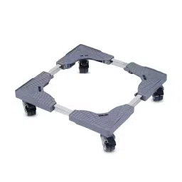 Robustt Plastic & Stainless Steel Washing Machine and Refrigerator Stand with Wheels (Pack of 5)-image-29