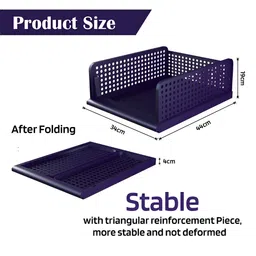 RUBOXA Blue Set of 6 Regular Multi-Utility Organisers image 2