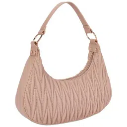 Forever Glam by Pantaloons Blush Solid Medium Handbag-image-65