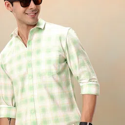 Mast & Harbour Checked Casual Shirt-picture-42