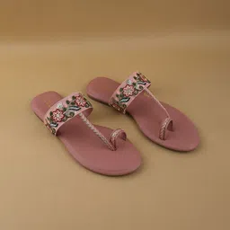 Ozuri Women Embellished One Toe Flats-image-88