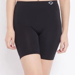 C9 Airwear Black Logo Print Cycling Shorts-image-17