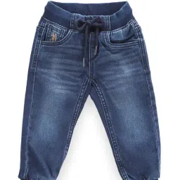 U.S. Polo Assn. Boys Blue Solid Jeans-picture-49