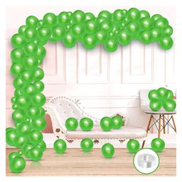 Zyozi Mettalic Balloon Garland Arch Kit 10 inch Party Balloons for Boys Girls Birthday Green - Pack of 51-image-79