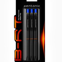 Pentonic B RT Ball, Blue ink, 3Pcs Set, Pack of 3-13