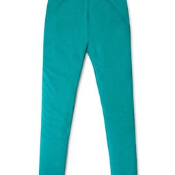 Nino Togs Cotton Lycra Solid Leggings - Sea Green-image-85