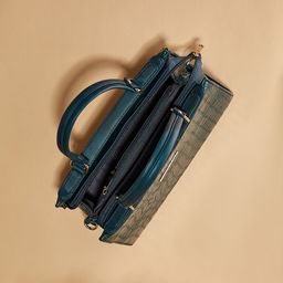 FARGO Textured PU Structured Handheld Bag with Quilted image 5