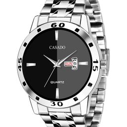 CASADO Men Bracelet Style Straps Analogue Watch CSD-365-BLACK-SIL-DD-image-78