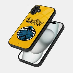 macmerise Quirky Printed iPhone 16 Bumper Case Mobile Accessories-image-85