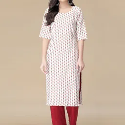 anouk rustic HERE&NOW Women Pack Of 3 Ethnic Motifs Printed Kurta image 4