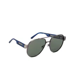 Lenskart Studio Adults Aviator Sunglasses with Polarised & UV Protected Lens 221957-Green-17