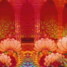 SEJ by Nisha Gupta Red Set of 8 Printed Table Placemats image 3
