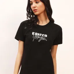 PRRODALITY Women Typography Printed Round Neck Cotton T-shirt-picture-39