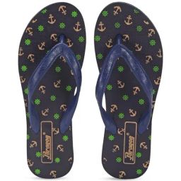 Paragon Women's Navy Blue Flip Flops-12