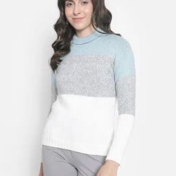 Crimsoune Club Multicolor Color-Block Sweater-27