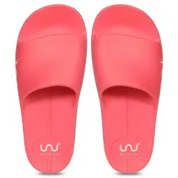 Doubleu Women's Pink Slides-image-47