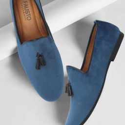 Fausto Men's Blue Casual Mocassins-image-20