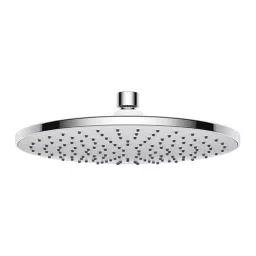 Aquieen 304.8 mm (12 Inch) Round Brass Silver Wall Mount Overhead Shower, AQN 603-16