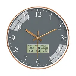 Star work Grey Contemporary Wall Clock-image-55