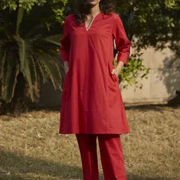 Raas by Ekta Embroidered V-Neck-picture-31