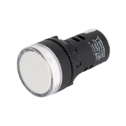 Sibass Electric LED Indicating Lamp 22.5 mm Dia. Black Body 12 V/440 V AC/DC White Light, SE-AD22-22DS (Pack of 1000)-picture-47