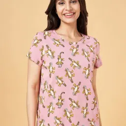 Dreamz by Pantaloons Pink Cotton Printed Top-picture-13