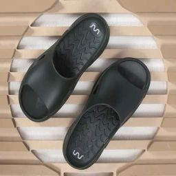 Doubleu Men's Olive Slides-62